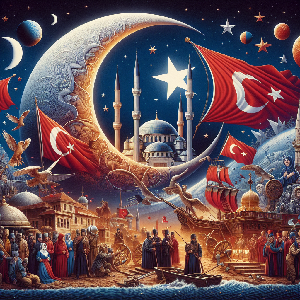 Türk Bayrağındaki Ay ve Yıldız Nereden Geliyor ? İşte Şanlı Türk Bayrağımızın Tarihi
