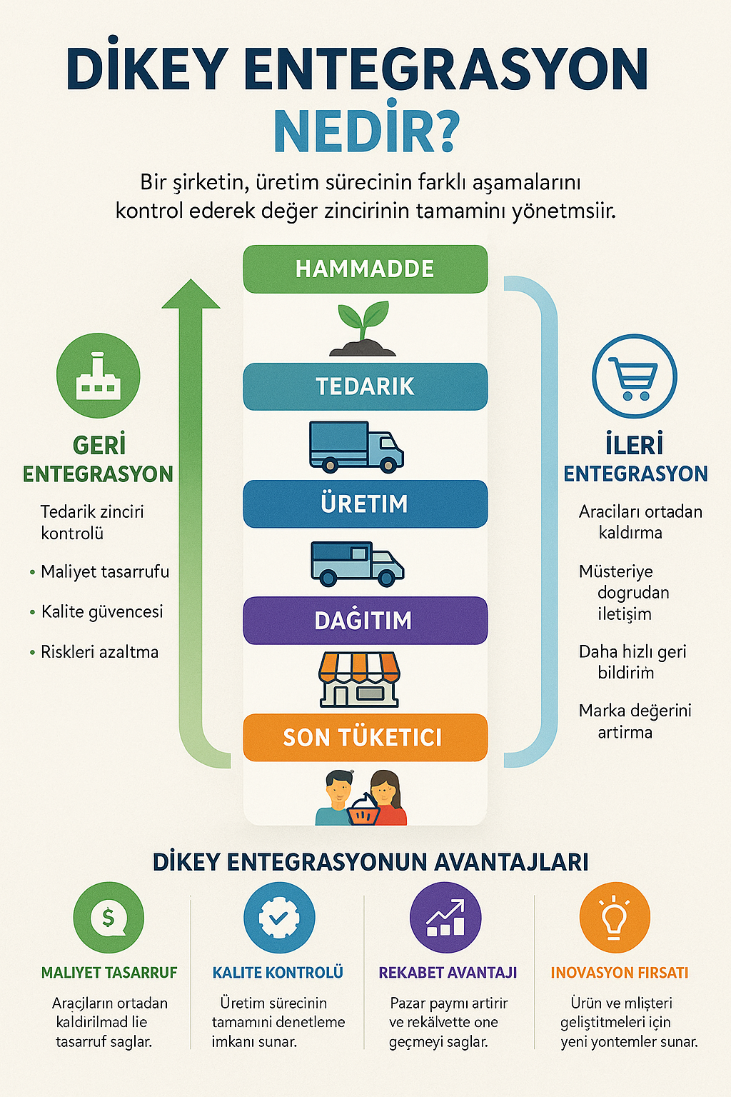 Dikey Entegrasyon ( Dikte Entegrasyon ) Nedir ?